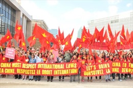 Việt kiều tại Bỉ phản đối Trung Quốc xâm phạm chủ quyền 
