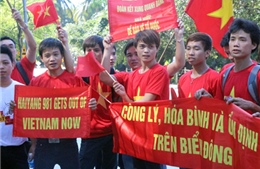 Biểu tình tại Malaysia yêu cầu Trung Quốc tuân thủ luật pháp