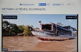 Vẻ đẹp Việt Nam lên sóng &#39;giờ vàng&#39; truyền hình Pháp