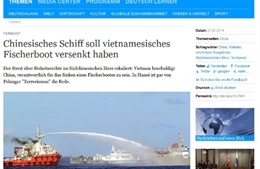 Báo Đức tố cáo Trung Quốc đâm chìm tàu cá Việt Nam