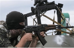 Dân quân Slavyansk tiêu diệt 1 khẩu đội súng cối Ukraine
