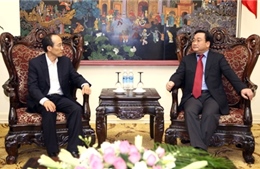 Phó Thủ tướng Hoàng Trung Hải tiếp Thứ trưởng Bộ Chiến lược và Tài chính Hàn Quốc