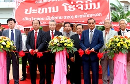 Khánh thành khuôn viên tưởng niệm Chủ tịch Hồ Chí Minh tại Lào