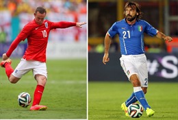 Manaus, 5h ngày 15/6: Anh - Italy: Thành - bại tại Rooney - Pirlo?