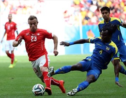 Lượt trận đầu bảng E Thụy Sĩ-Ecuador: Dấu ấn Hitzfeld