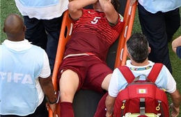 Fabio Coentrao chia tay World Cup vì chấn thương