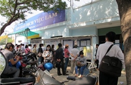 Trên 1.100 người tìm việc tại sàn giao dịch TP. Hồ Chí Minh