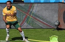 Tim Cahill nới rộng thành tích vua phá lưới của Australia tại World Cup
