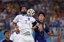 Nhật Bản-Hy Lạp (0-0): Nỗi thất vọng cho &#39;Samurai Xanh&#39;
