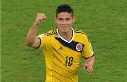James Rodríguez thăng hoa, Colombia lần đầu lọt vào tứ kết