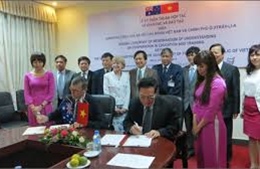 Việt Nam - Australia ký Hiệp định Tương trợ tư pháp về hình sự