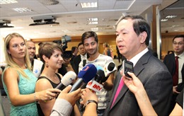 Bộ trưởng Trần Đại Quang thăm, làm việc tại Séc 