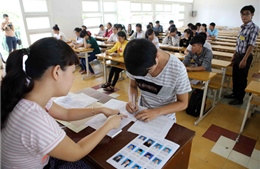 Hơn 570.000 thí sinh dự thi các khối B, C, D và năng khiếu