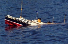 Tàu UEA chìm ở ngoài khơi Iran