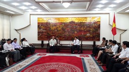 Đoàn Ủy ban trung ương Mặt trận Lào Xây dựng đất nước thăm và làm việc tại Bắc Ninh