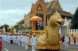 Nghi lễ rước tro cốt cựu Vương Norodom Sihanouk