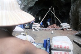 Độc đáo công trình nước sinh hoạt trong hang núi ở Lạng Sơn 