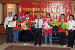 Bốn học sinh Việt Nam đều có giải Olympic Sinh học quốc tế
