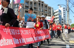 Người Việt tại Hiroshima biểu tình phản đối Trung Quốc 