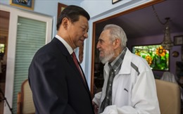 Lãnh tụ Cuba Fidel Castro tiếp Chủ tịch Trung Quốc 