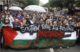 Người Pháp rầm rộ biểu tình phản đối Israel