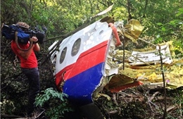 Tìm thấy mảnh vỡ MH17 lớn nhất và nhiều thi thể trong rừng rậm