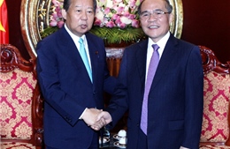 Chủ tịch Quốc hội tiếp Đoàn Nghị sỹ Nhật Bản 