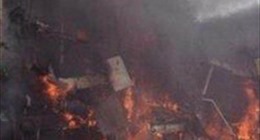 Nổ cháy tại nhà hàng Sườn Cây, thực khách hoảng loạn