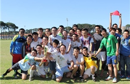 Tưng bừng giải bóng đá du học sinh bang Tây Australia