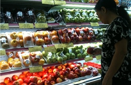 Hoa quả nội “lép vế” trong siêu thị
