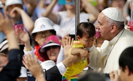 Giáo hoàng Francis kêu gọi hai miền Triều Tiên thống nhất 