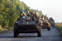 Quân đội Ukraine tấn công trung tâm Donetsk 