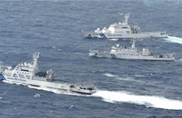 4 tàu Trung Quốc xâm nhập Senkaku/Điếu Ngư