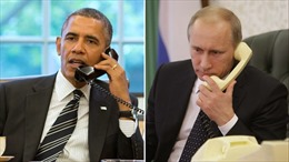 Putin–Obama mới điện đàm 10 lần trong năm