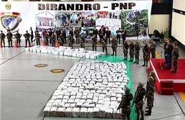 Peru thu giữ gần 8 tấn cocaine