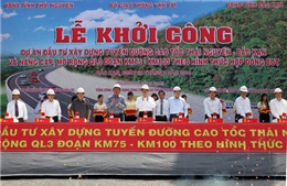 Khởi công đường cao tốc Thái Nguyên-Bắc Kạn 