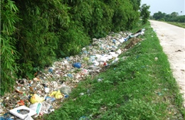 Khó khăn xử lý rác nông thôn ở Hải Dương