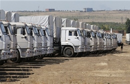 Đoàn xe viện trợ Nga đã tới Lugansk