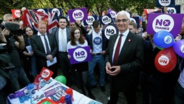 Biểu tình phản đối Scotland tách khỏi Vương quốc Anh