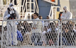 Đắm tàu chở 250 người ngoài khơi Libya 