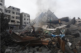 Toàn cảnh thành phố Gaza bị phá hủy