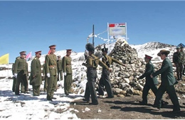 Binh sĩ Trung Quốc quay trở lại khu vực Chumar của Ấn Độ