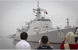 Biên đội tàu hải quân Trung Quốc lần đầu thăm Iran 