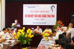 Hội thảo “Sự nghiệp văn học Đặng Thai Mai”