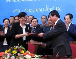 Hợp tác phát triển thương mại Việt Nam - Lào 