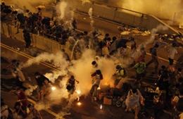 Hình ảnh biểu tình ở Hong Kong