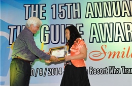Fortuna Hà Nội nhận giải thưởng The Guide Award 2013-2014 