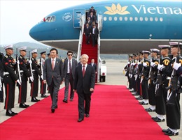 Tổng Bí thư Nguyễn Phú Trọng thăm chính thức Hàn Quốc 