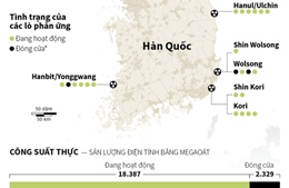 Các nhà máy điện hạt nhân của Hàn Quốc