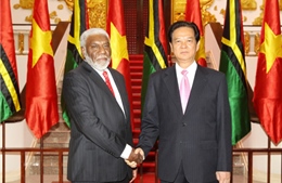 Thủ tướng Nguyễn Tấn Dũng hội đàm với Thủ tướng Vanuatu 
